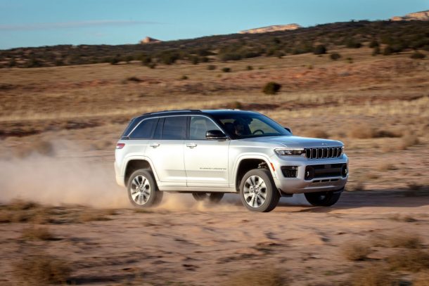 Top 6 SUVs Over 6 000 Pounds In 2023 Plus 38 Alternatives   Jeep Grand Cherokee In White 610x407 